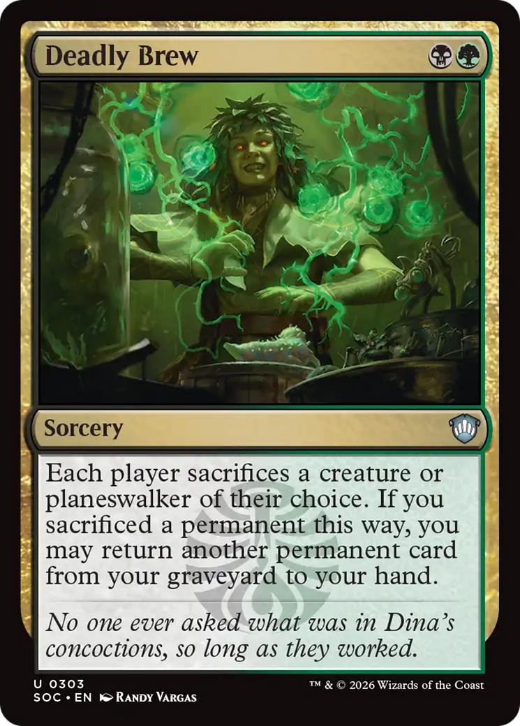 Deadly Brew [Secrets of Strixhaven Commander] MTG Single Magic: The Gathering | Red Claw Gaming