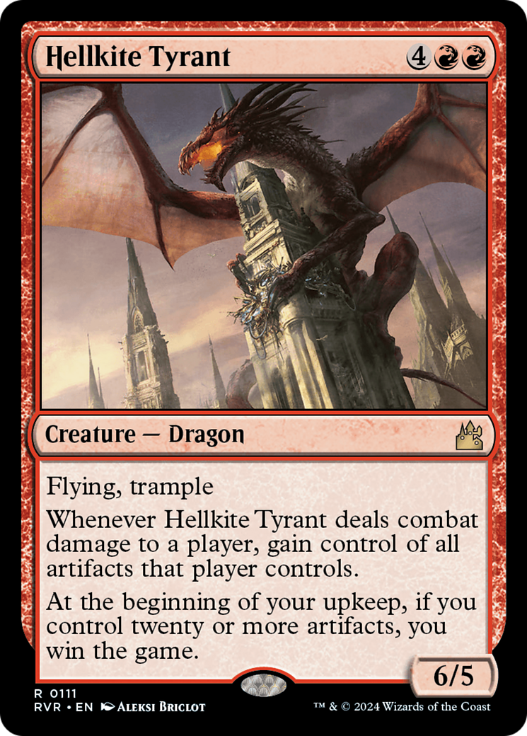 Hellkite Tyrant [Ravnica Remastered] MTG Single Magic: The Gathering | Red Claw Gaming
