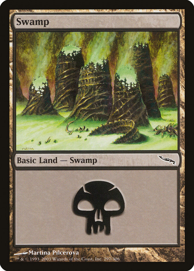 Swamp (297) [Mirrodin] MTG Single Magic: The Gathering | Red Claw Gaming