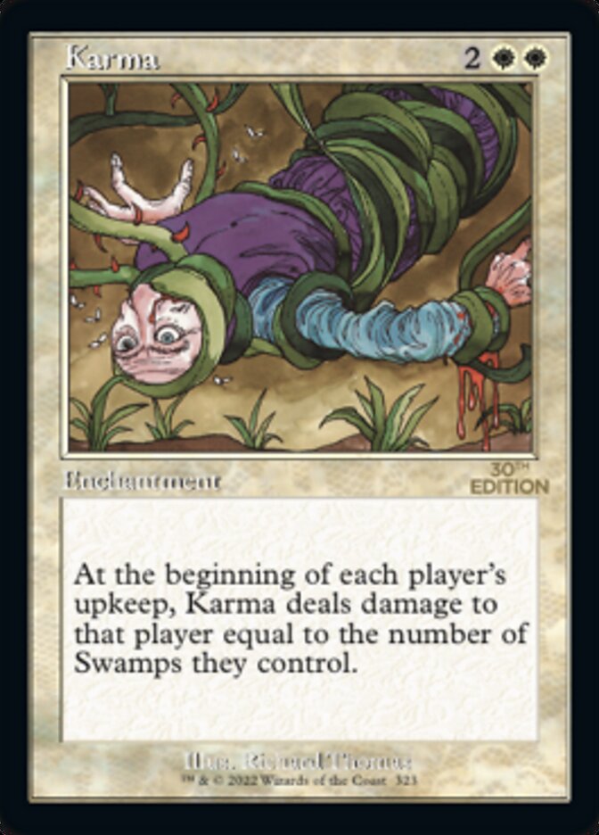 Karma (Retro) [30th Anniversary Edition] MTG Single Magic: The Gathering | Red Claw Gaming