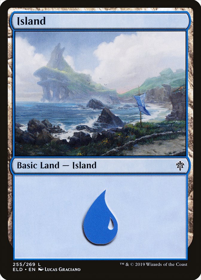 Island (255) [Throne of Eldraine] MTG Single Magic: The Gathering | Red Claw Gaming