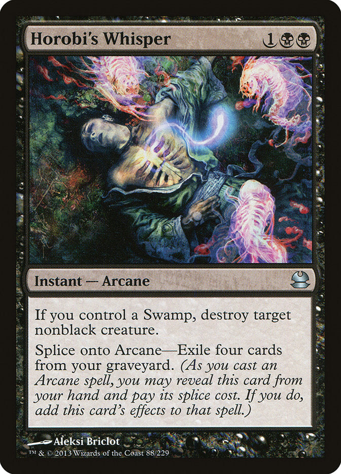 Horobi's Whisper [Modern Masters] MTG Single Magic: The Gathering | Red Claw Gaming