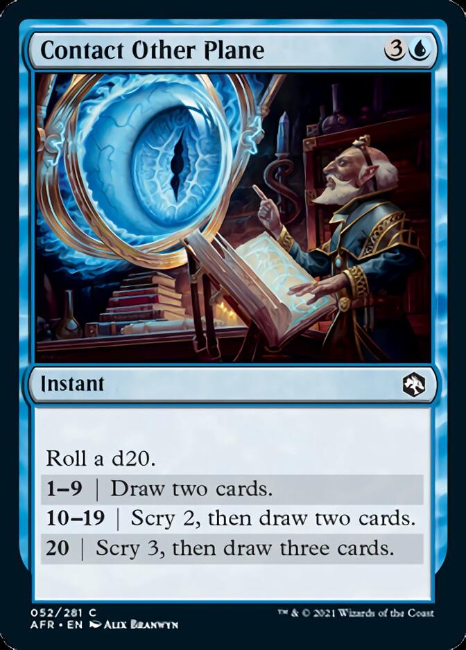 Contact Other Plane [Dungeons & Dragons: Adventures in the Forgotten Realms] MTG Single Magic: The Gathering | Red Claw Gaming