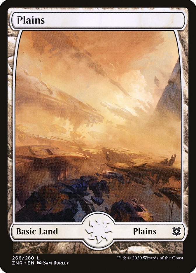 Plains (266) [Zendikar Rising] MTG Single Magic: The Gathering | Red Claw Gaming