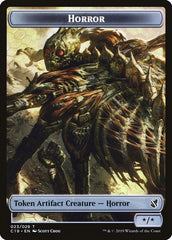 Angel of Sanctions // Horror Double-Sided Token [Commander 2019 Tokens] MTG Single Magic: The Gathering | Red Claw Gaming