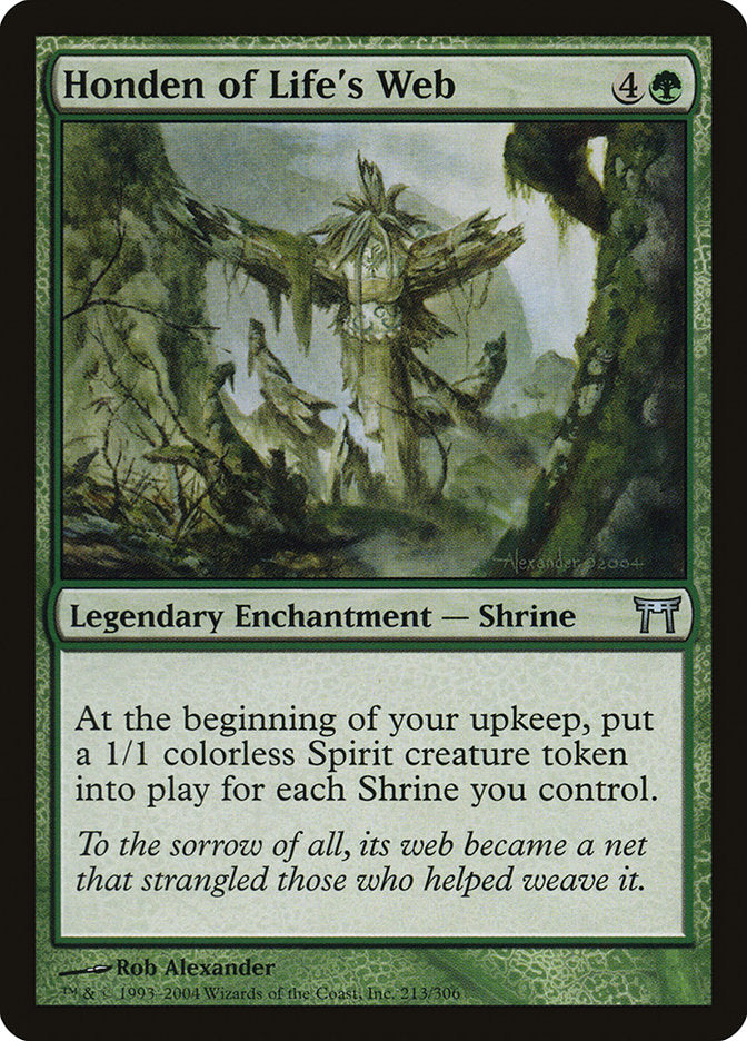 Honden of Life's Web [Champions of Kamigawa] MTG Single Magic: The Gathering | Red Claw Gaming
