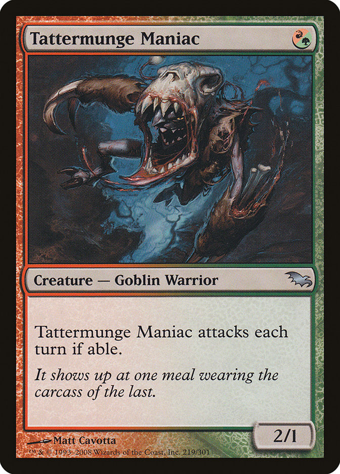 Tattermunge Maniac [Shadowmoor] MTG Single Magic: The Gathering | Red Claw Gaming