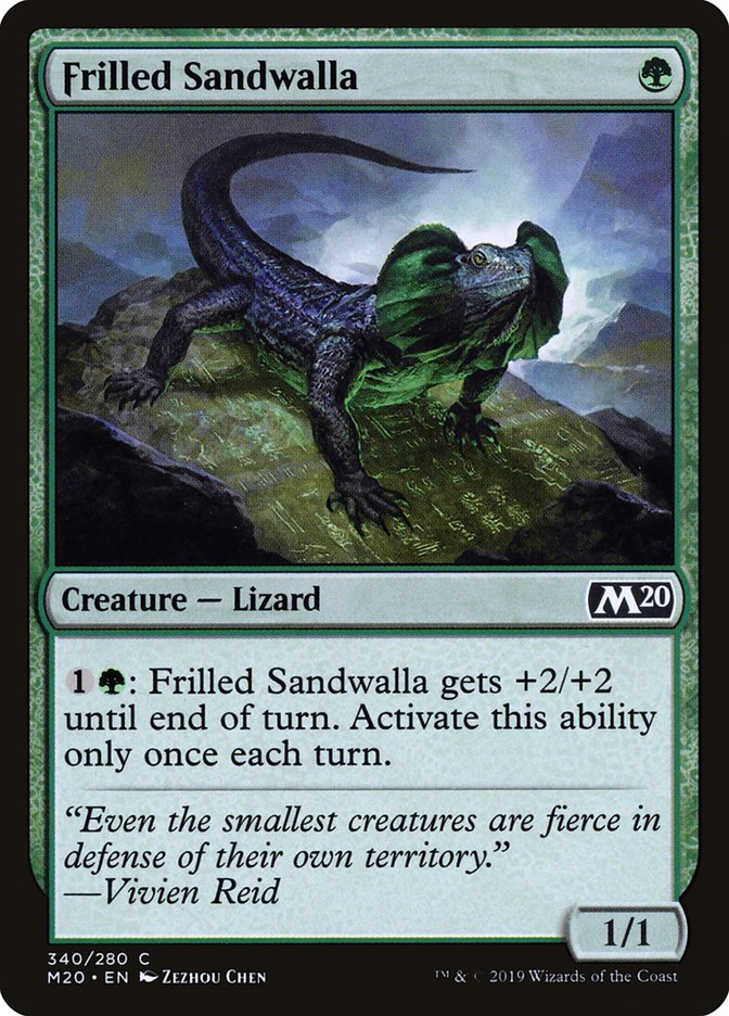 Frilled Sandwalla [Core Set 2020] MTG Single Magic: The Gathering | Red Claw Gaming