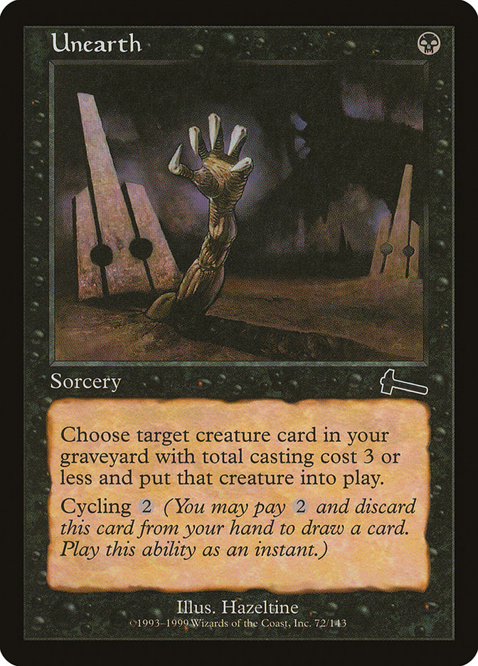 Unearth [Urza's Legacy] MTG Single Magic: The Gathering | Red Claw Gaming