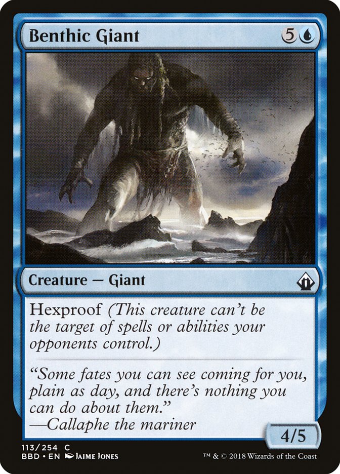 Benthic Giant [Battlebond] MTG Single Magic: The Gathering | Red Claw Gaming