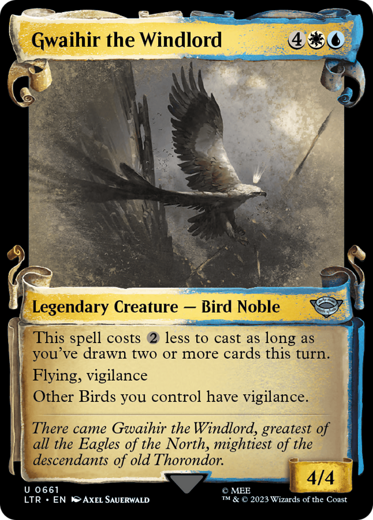 Gwaihir the Windlord [The Lord of the Rings: Tales of Middle-Earth Showcase Scrolls] MTG Single Magic: The Gathering | Red Claw Gaming