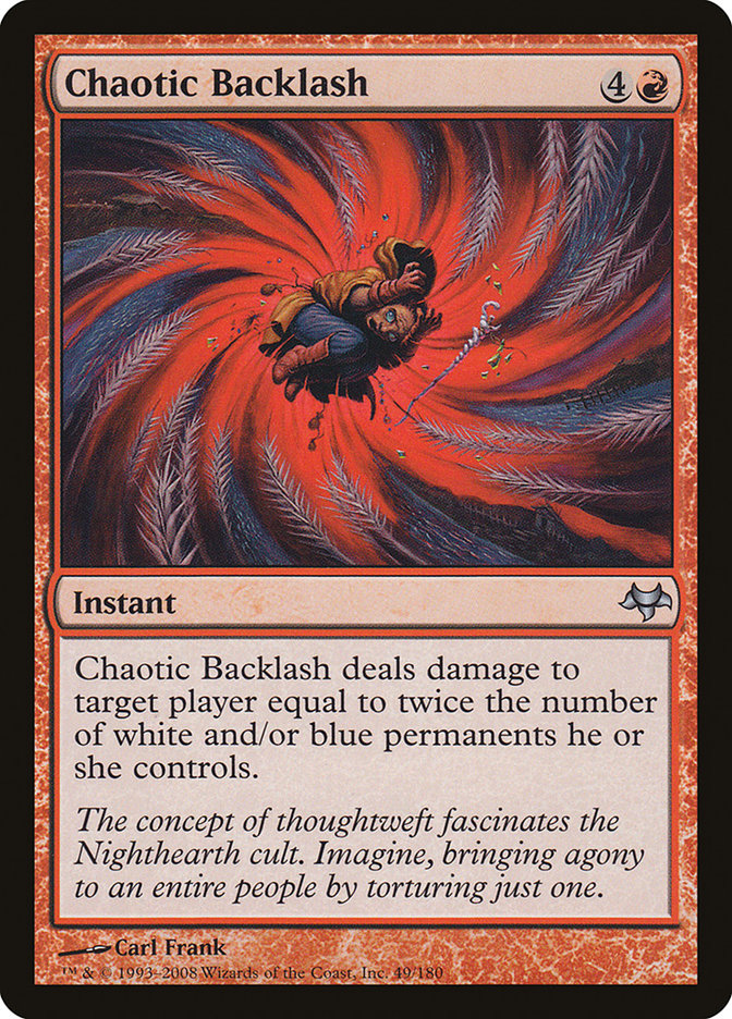 Chaotic Backlash [Eventide] MTG Single Magic: The Gathering | Red Claw Gaming