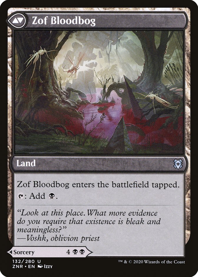 Zof Consumption // Zof Bloodbog [Zendikar Rising] MTG Single Magic: The Gathering | Red Claw Gaming