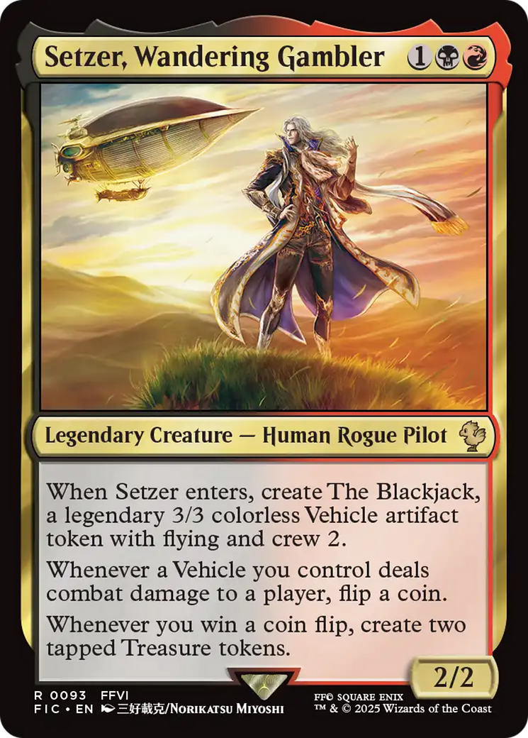 Setzer, Wandering Gambler [FINAL FANTASY Commander] MTG Single Magic: The Gathering | Red Claw Gaming