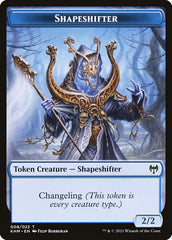 Elf Warrior // Shapeshifter Double-Sided Token [Kaldheim Tokens] MTG Single Magic: The Gathering | Red Claw Gaming