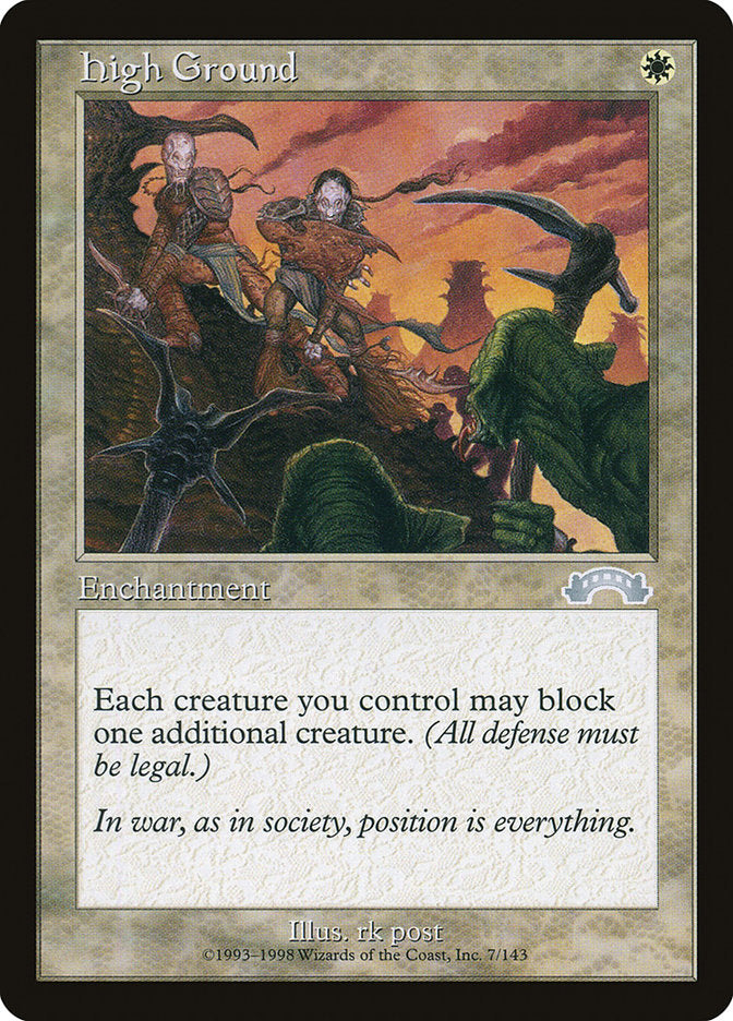 High Ground [Exodus] MTG Single Magic: The Gathering | Red Claw Gaming