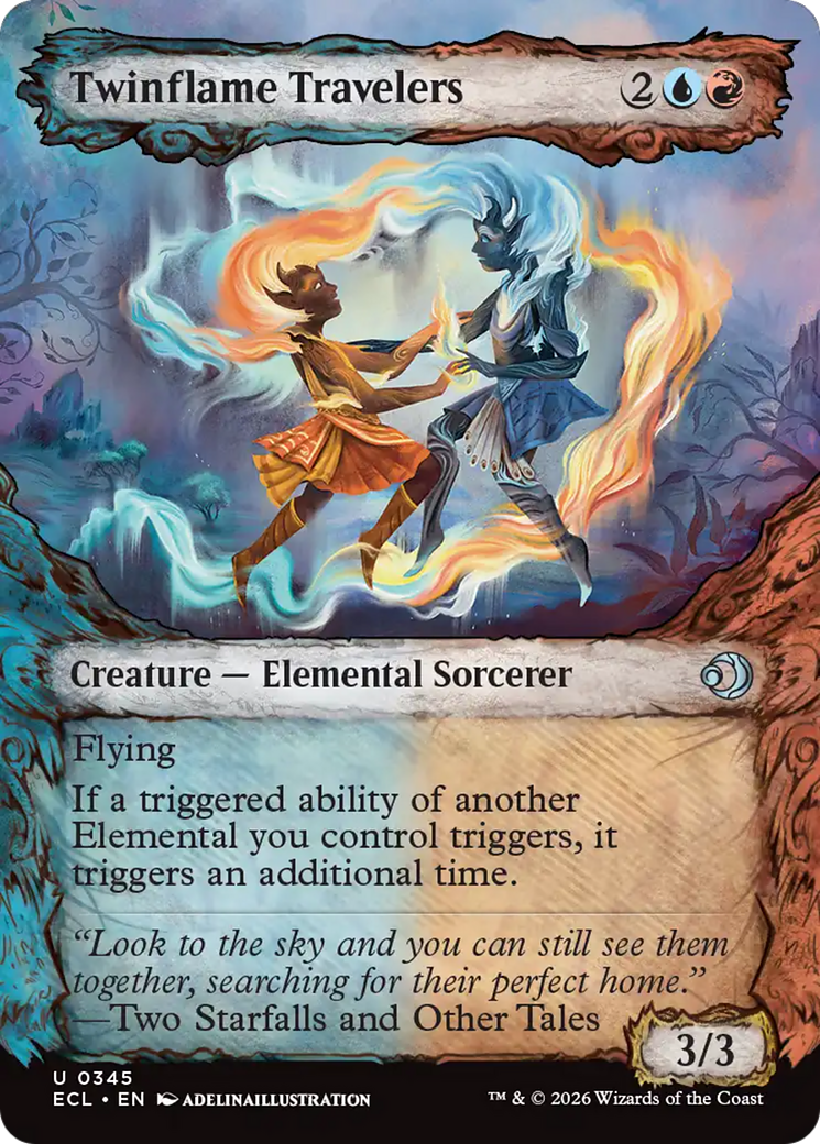 Twinflame Travelers (Showcase) [Lorwyn Eclipsed] MTG Single Magic: The Gathering | Red Claw Gaming