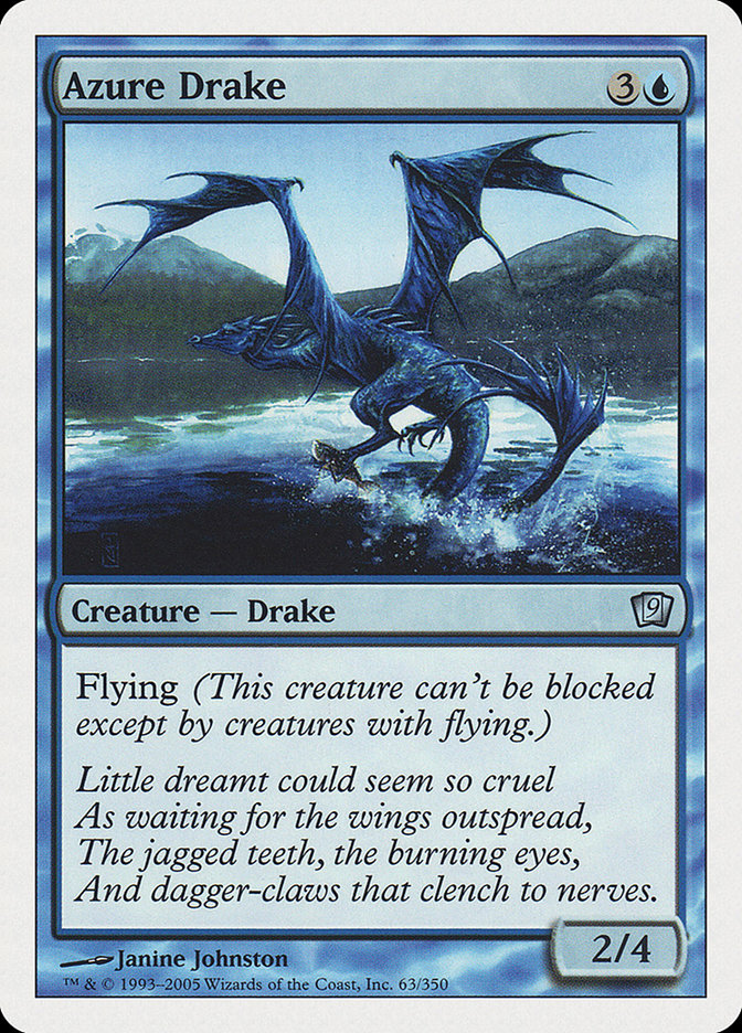 Azure Drake [Ninth Edition] MTG Single Magic: The Gathering | Red Claw Gaming