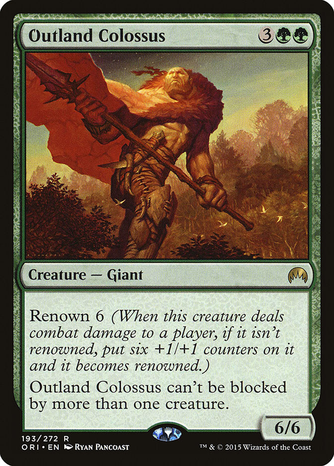 Outland Colossus [Magic Origins] MTG Single Magic: The Gathering | Red Claw Gaming