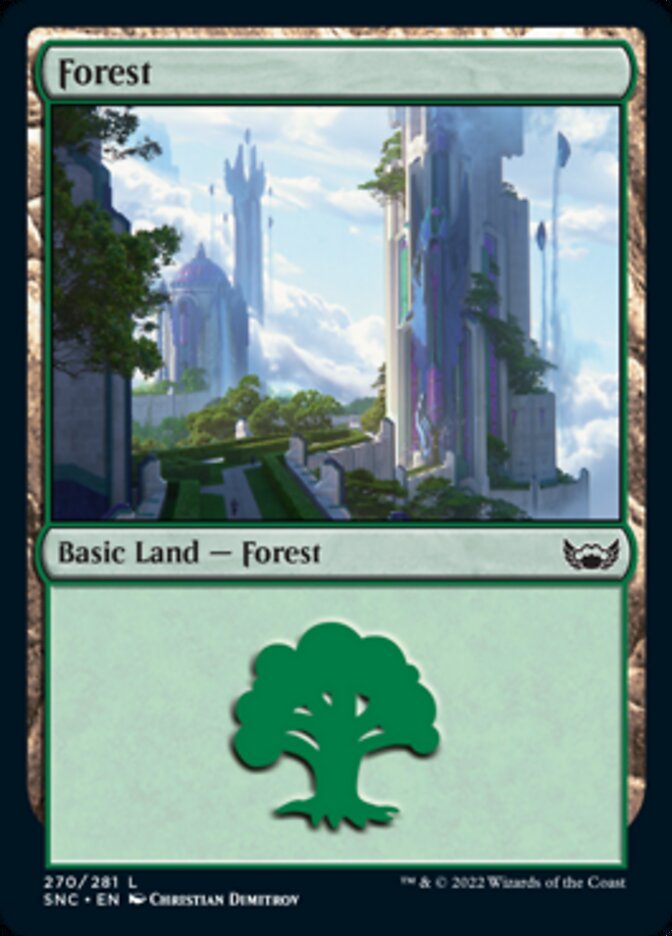 Forest (270) [Streets of New Capenna] MTG Single Magic: The Gathering | Red Claw Gaming
