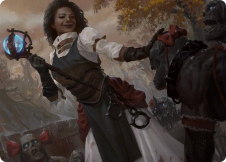 Skaab Wrangler Art Card [Innistrad: Midnight Hunt Art Series] MTG Single Magic: The Gathering | Red Claw Gaming