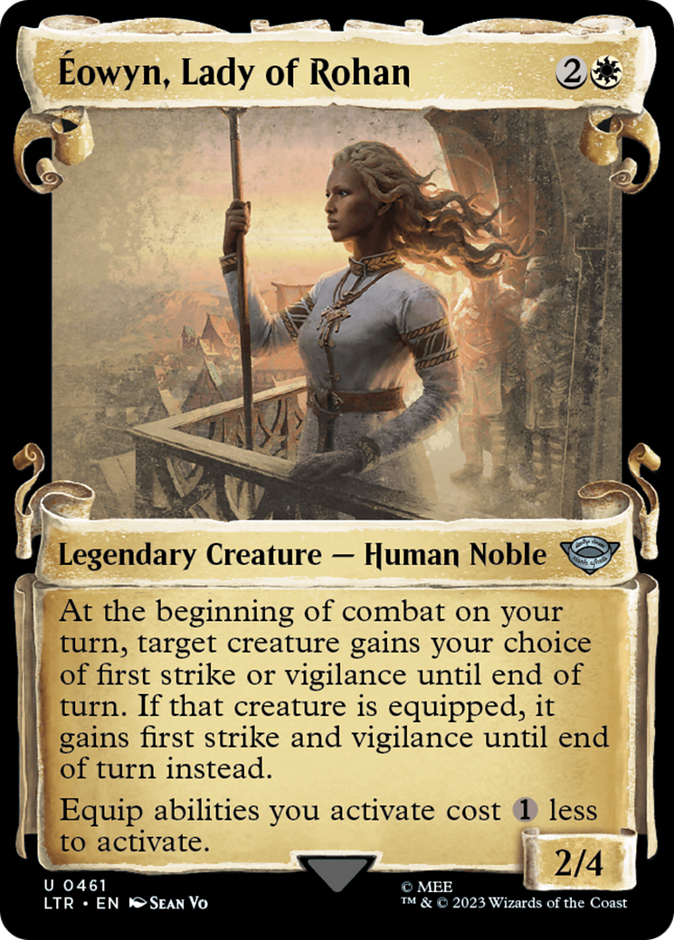Eowyn, Lady of Rohan [The Lord of the Rings: Tales of Middle-Earth Showcase Scrolls] MTG Single Magic: The Gathering | Red Claw Gaming