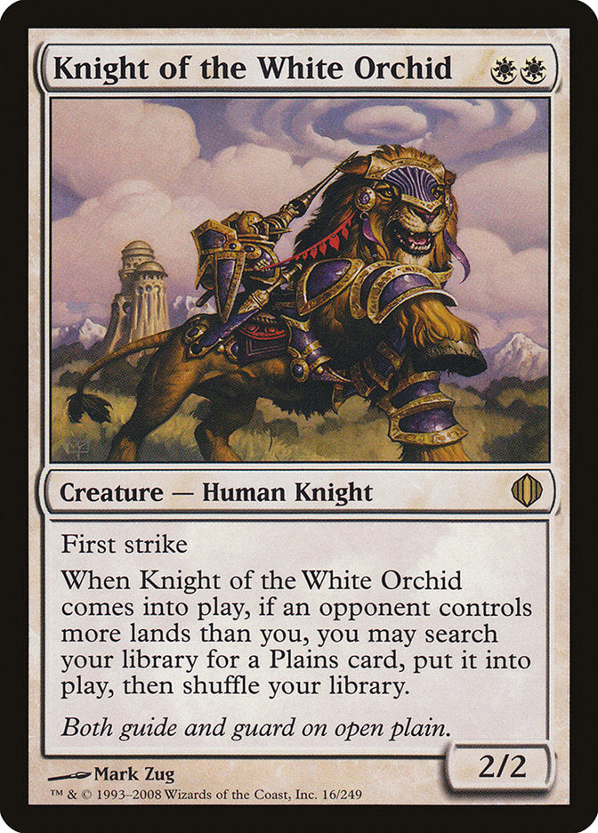 Knight of the White Orchid [Shards of Alara] MTG Single Magic: The Gathering | Red Claw Gaming