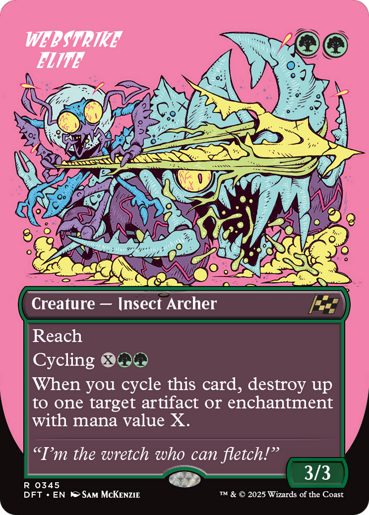 Webstrike Elite (Borderless) [Aetherdrift] MTG Single Magic: The Gathering | Red Claw Gaming