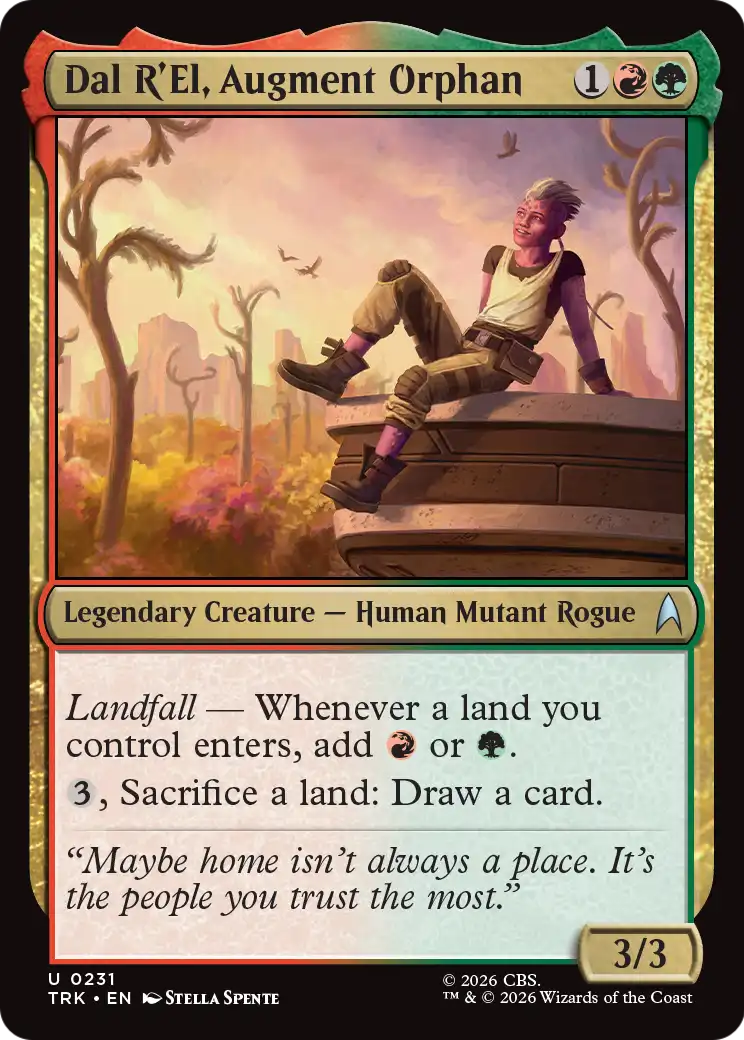 Dal R'El, Augment Orphan [Star Trek] MTG Single Magic: The Gathering | Red Claw Gaming