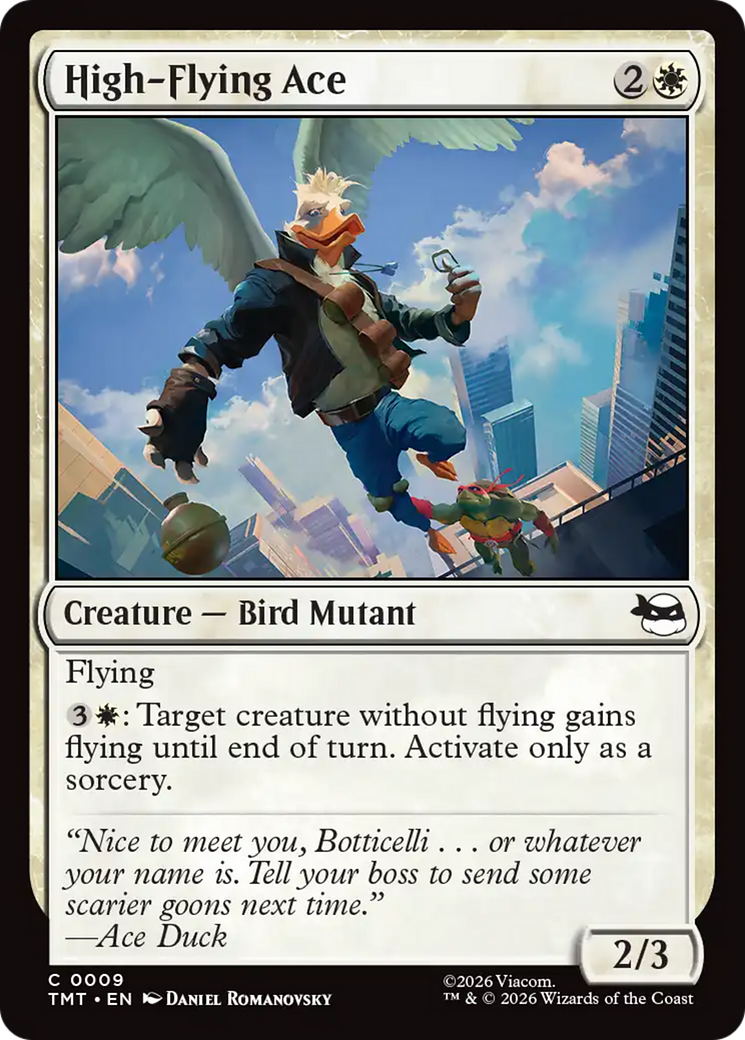 High-Flying Ace [Teenage Mutant Ninja Turtles] MTG Single Magic: The Gathering | Red Claw Gaming