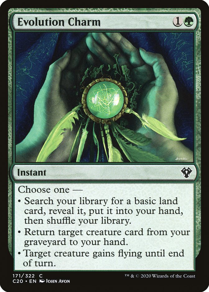 Evolution Charm [Commander 2020] MTG Single Magic: The Gathering | Red Claw Gaming