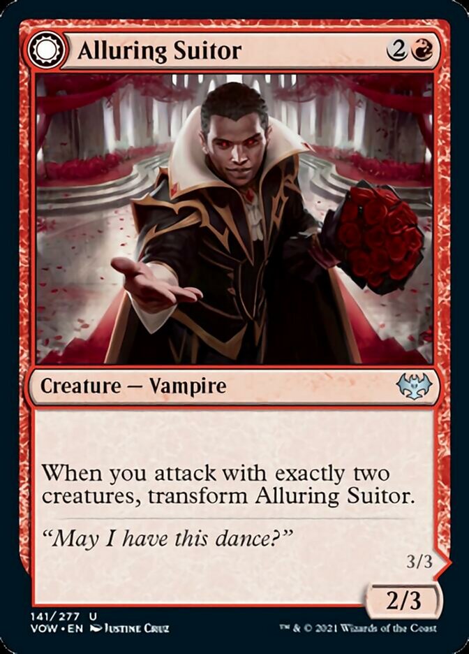 Alluring Suitor // Deadly Dancer [Innistrad: Crimson Vow] MTG Single Magic: The Gathering | Red Claw Gaming