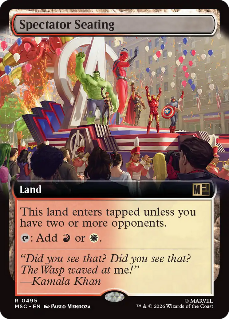 Spectator Seating (Extended Art) [Marvel Super Heroes Commander] | Red Claw Gaming