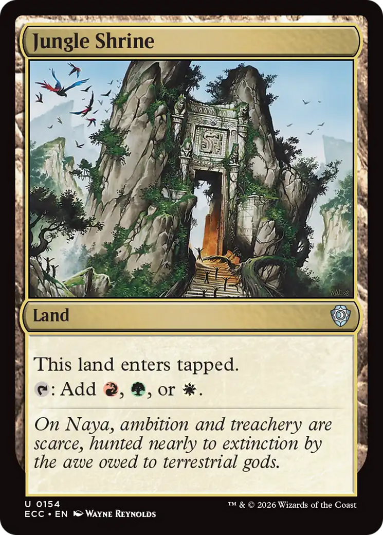 Jungle Shrine [Lorwyn Eclipsed Commander] MTG Single Magic: The Gathering | Red Claw Gaming