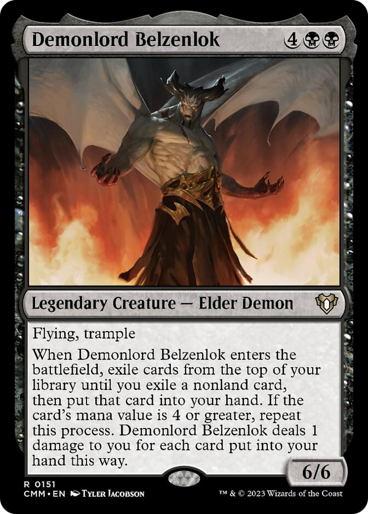 Demonlord Belzenlok [Commander Masters] MTG Single Magic: The Gathering | Red Claw Gaming
