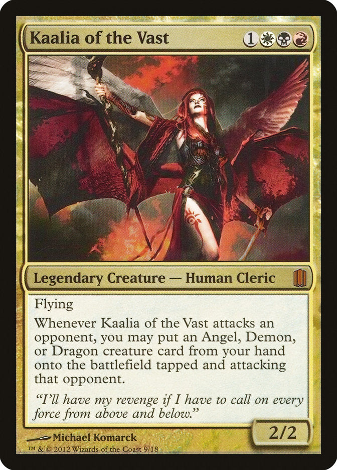 Kaalia of the Vast [Commander's Arsenal] MTG Single Magic: The Gathering | Red Claw Gaming