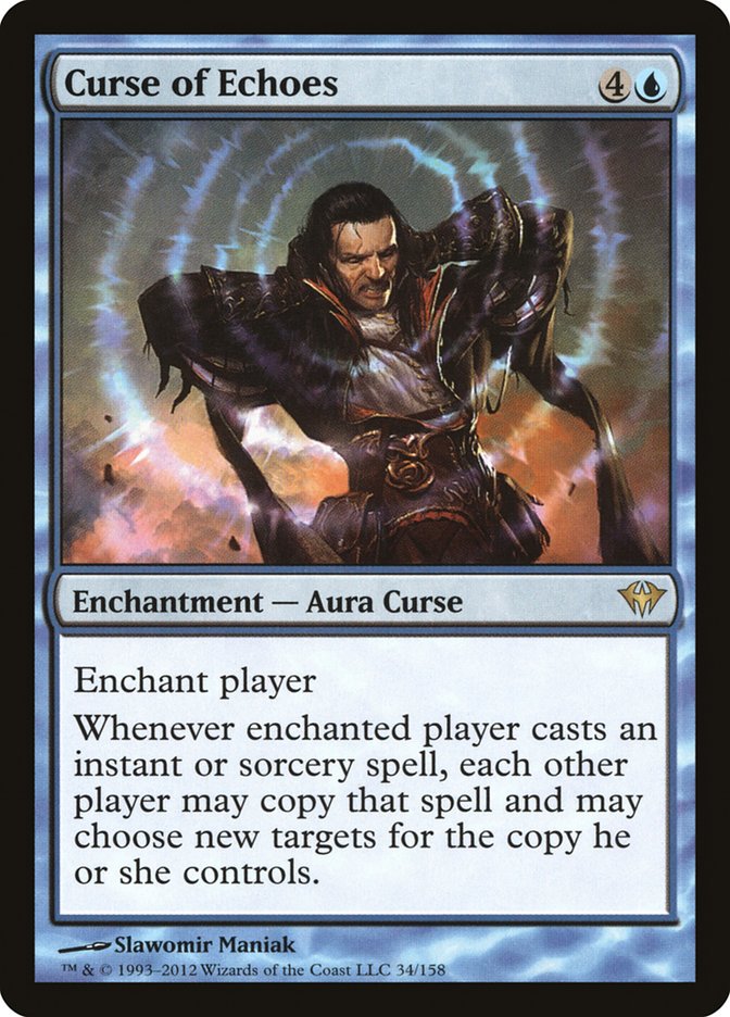 Curse of Echoes [Dark Ascension] MTG Single Magic: The Gathering | Red Claw Gaming