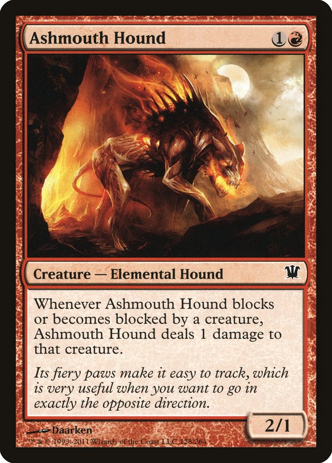 Ashmouth Hound [Innistrad] MTG Single Magic: The Gathering | Red Claw Gaming