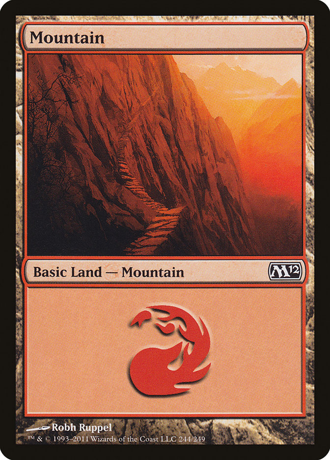Mountain (244) [Magic 2012] MTG Single Magic: The Gathering | Red Claw Gaming