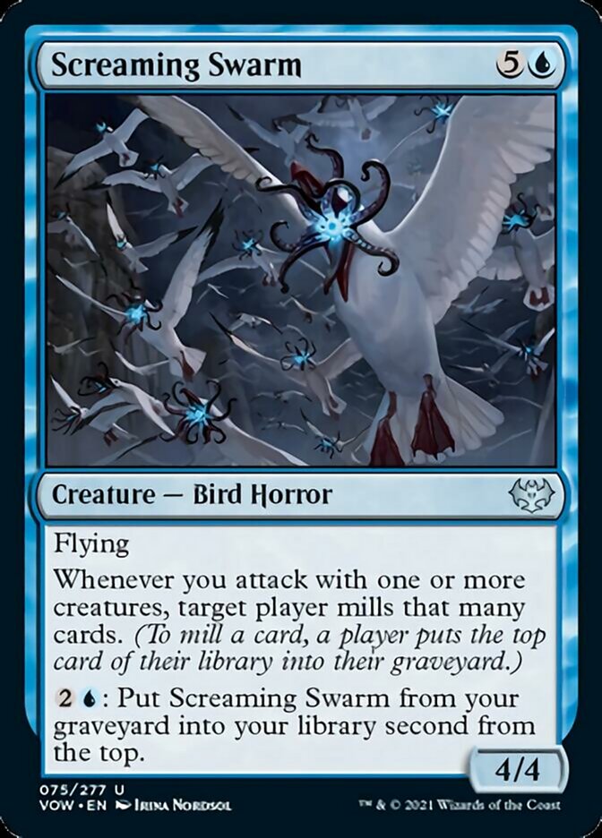Screaming Swarm [Innistrad: Crimson Vow] MTG Single Magic: The Gathering | Red Claw Gaming