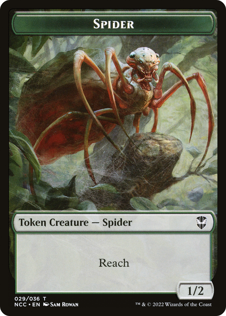 Treasure // Spider Double-Sided Token [The List] | Red Claw Gaming