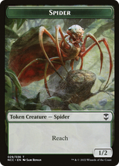 Treasure // Spider Double-Sided Token [The List] | Red Claw Gaming