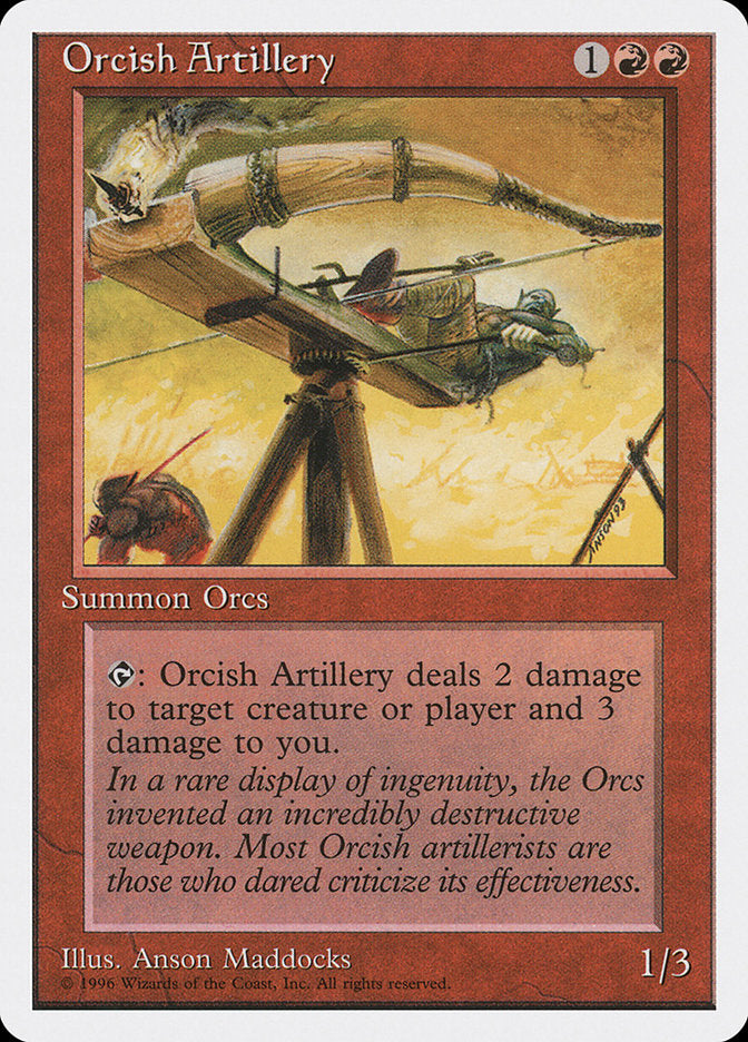 Orcish Artillery [Introductory Two-Player Set] MTG Single Magic: The Gathering | Red Claw Gaming