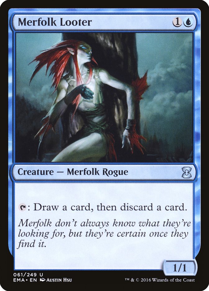 Merfolk Looter [Eternal Masters] MTG Single Magic: The Gathering | Red Claw Gaming