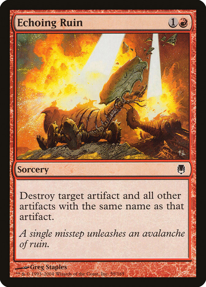 Echoing Ruin [Darksteel] MTG Single Magic: The Gathering | Red Claw Gaming