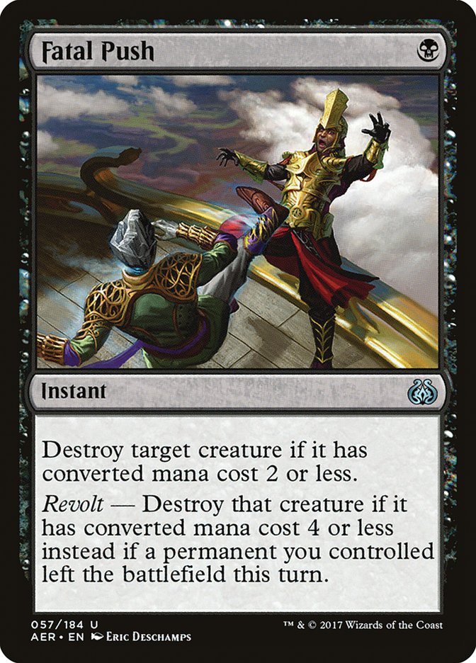 Fatal Push [Aether Revolt] MTG Single Magic: The Gathering | Red Claw Gaming