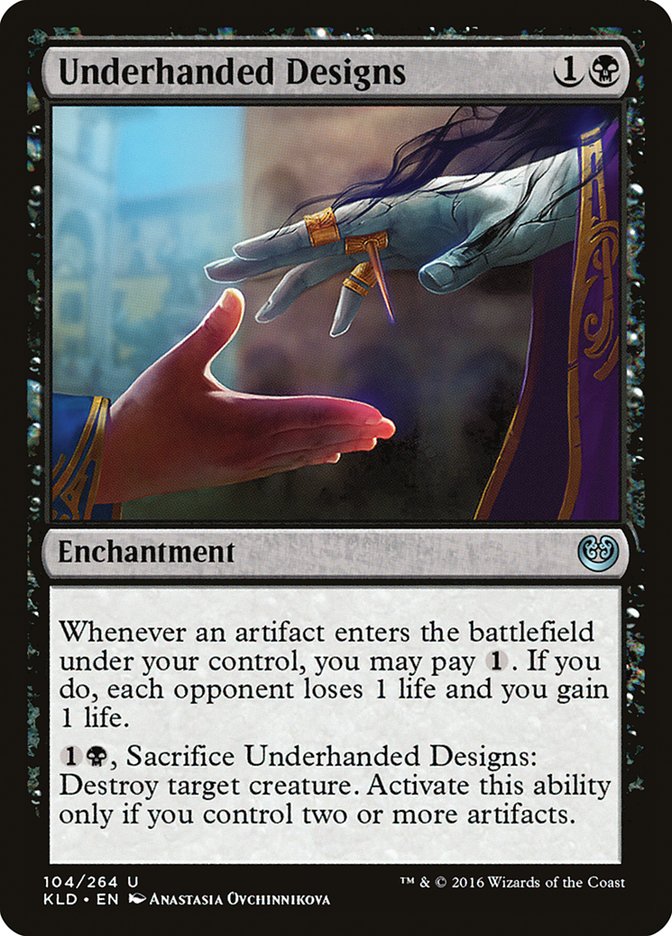 Underhanded Designs [Kaladesh] MTG Single Magic: The Gathering | Red Claw Gaming