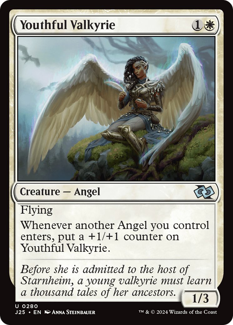Youthful Valkyrie [Foundations Jumpstart] MTG Single Magic: The Gathering | Red Claw Gaming