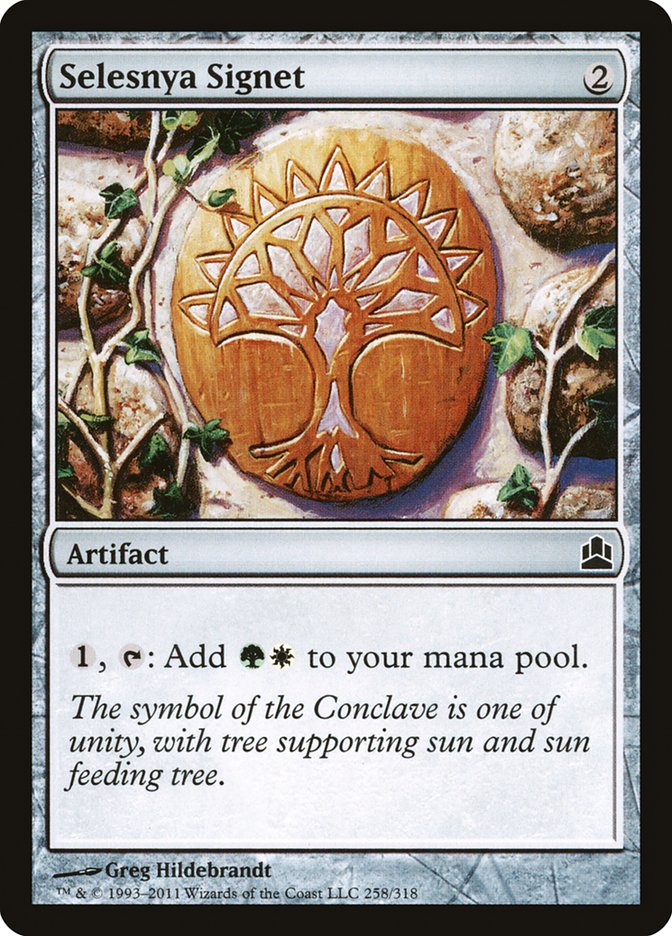 Selesnya Signet [Commander 2011] MTG Single Magic: The Gathering | Red Claw Gaming