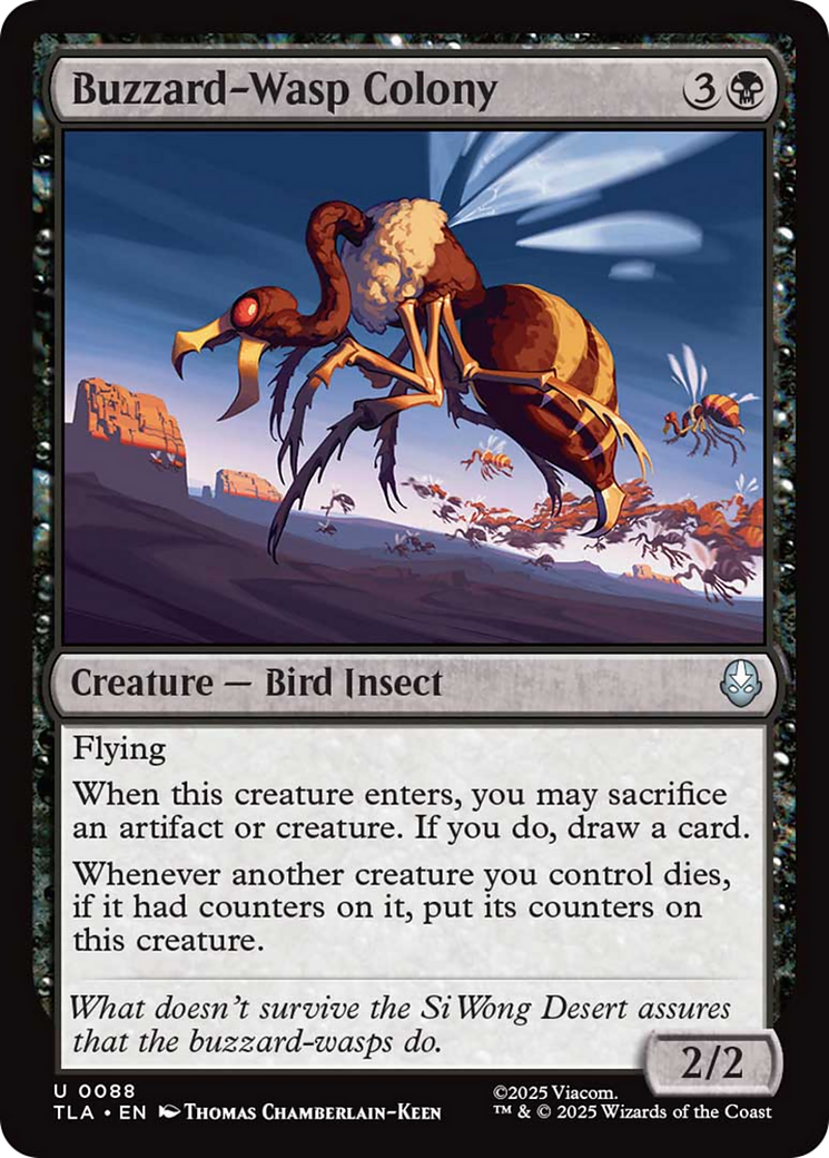 Buzzard-Wasp Colony [Avatar: The Last Airbender] MTG Single Magic: The Gathering | Red Claw Gaming